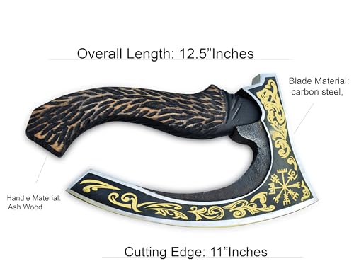 Handcrafted Pizza Axe | Viking Pizza Axe | Authentic Handmade Pizza Hatchet – Ideal Choice for Culinary Enthusiasts