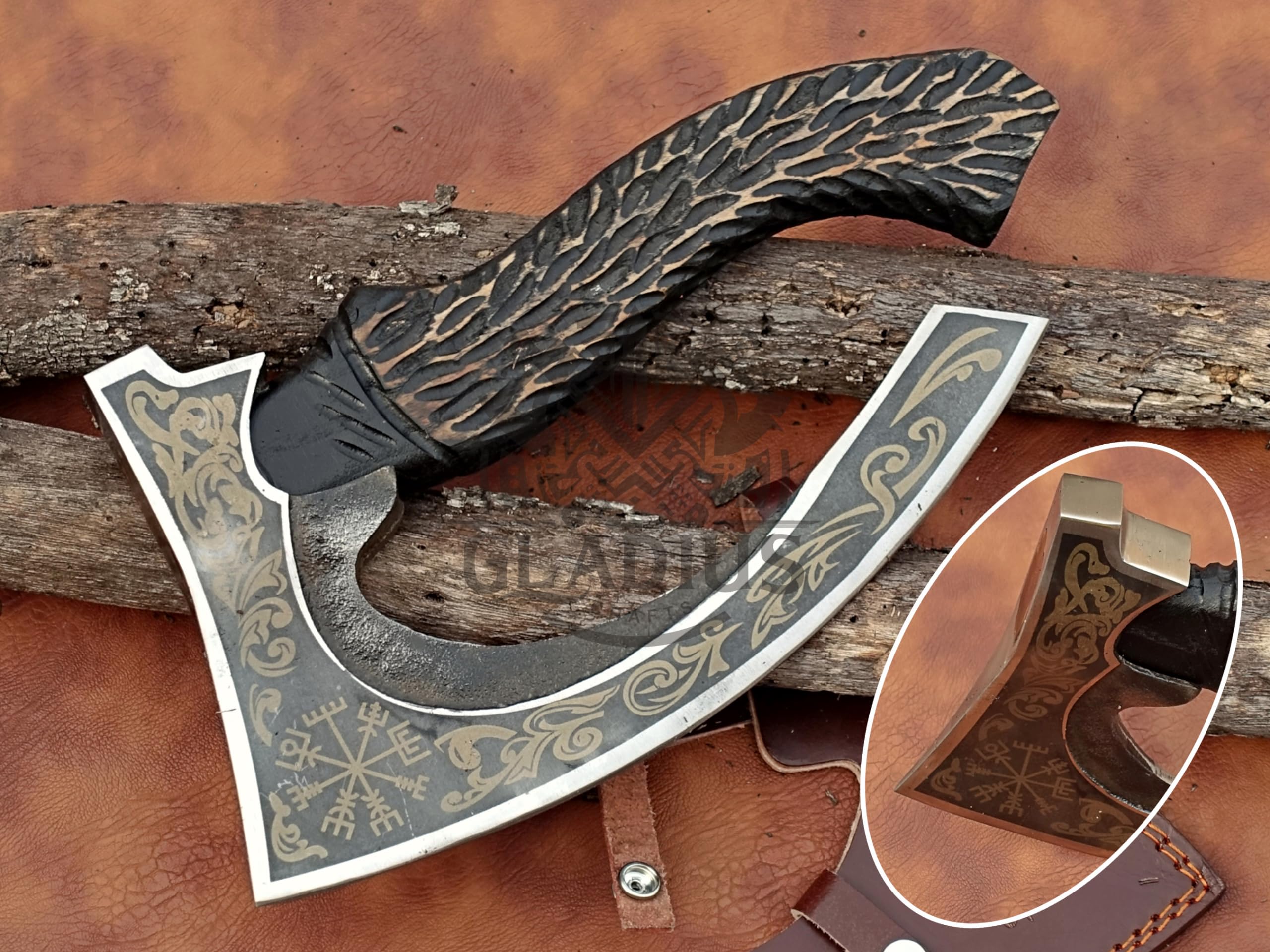 Handcrafted Pizza Axe | Viking Pizza Axe | Authentic Handmade Pizza Hatchet – Ideal Choice for Culinary Enthusiasts